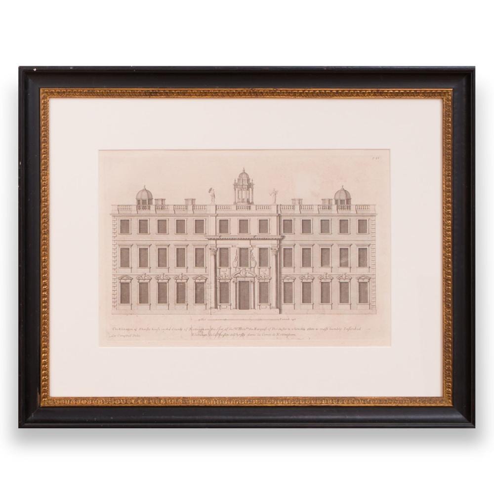 Colen Campbell comparable auction result: colen campbell c 1676 1729 vitruvius britannicus three plates