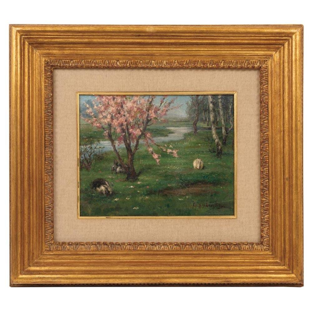 Germán Gedovius comparable auction result: germ n gedovius mexico 1867 1937 orchard in san angel oil on canvas signed 26 5 x 33 5 cm