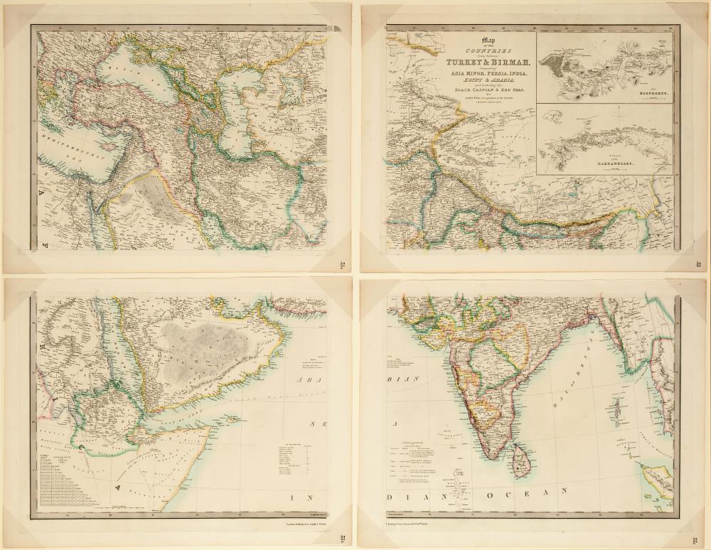 James Wyld comparable auction result: james wyld hand colored maps