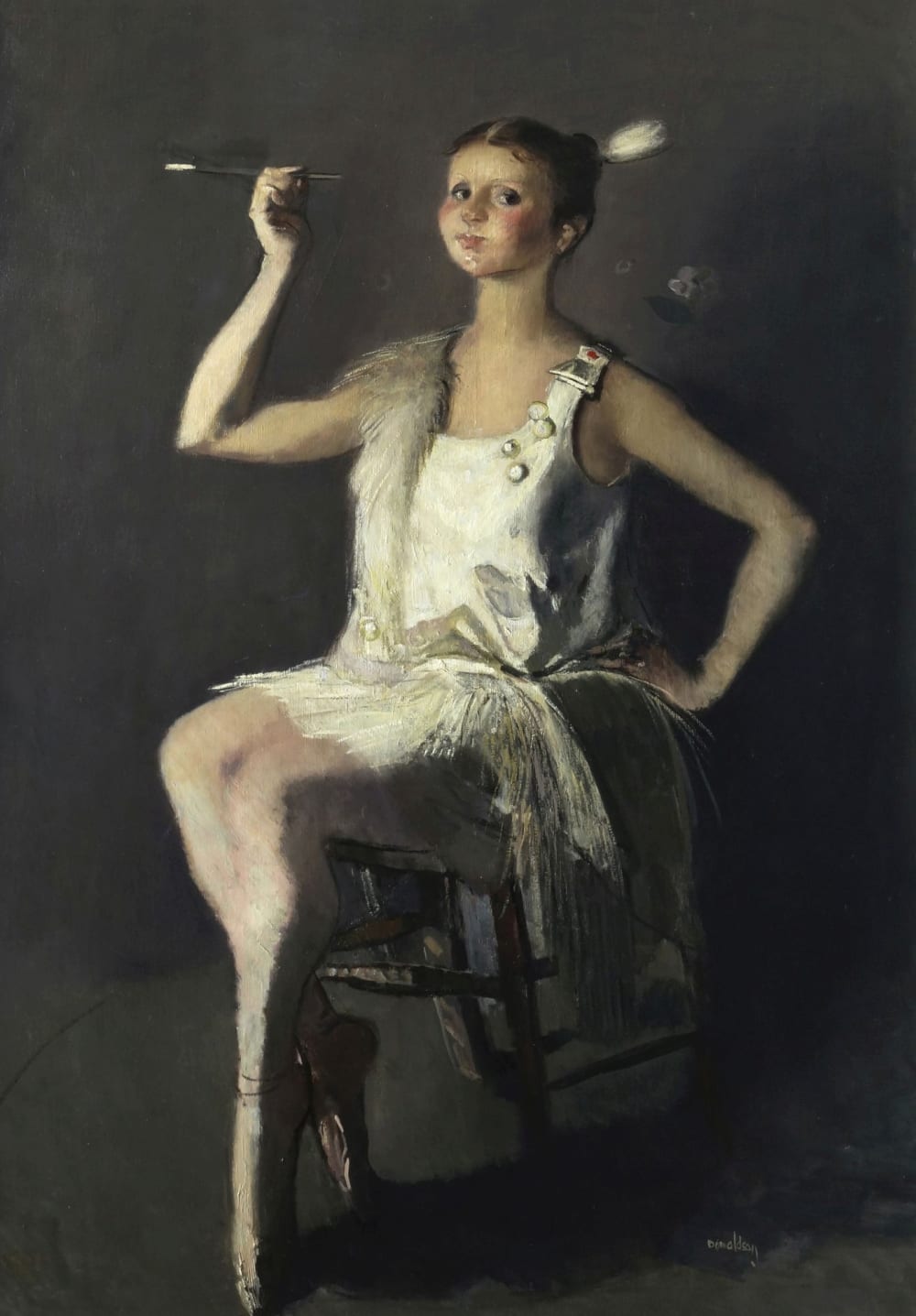 David Abercrombie Donaldson comparable auction result: david abercrombie donaldson scottish 1916 1996 young dancer oil on canvas