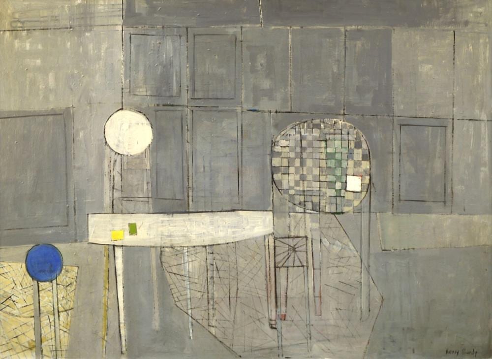 Henry Mundy comparable auction result: henry mundy british b 1919 abstract composition oil on board signed 9