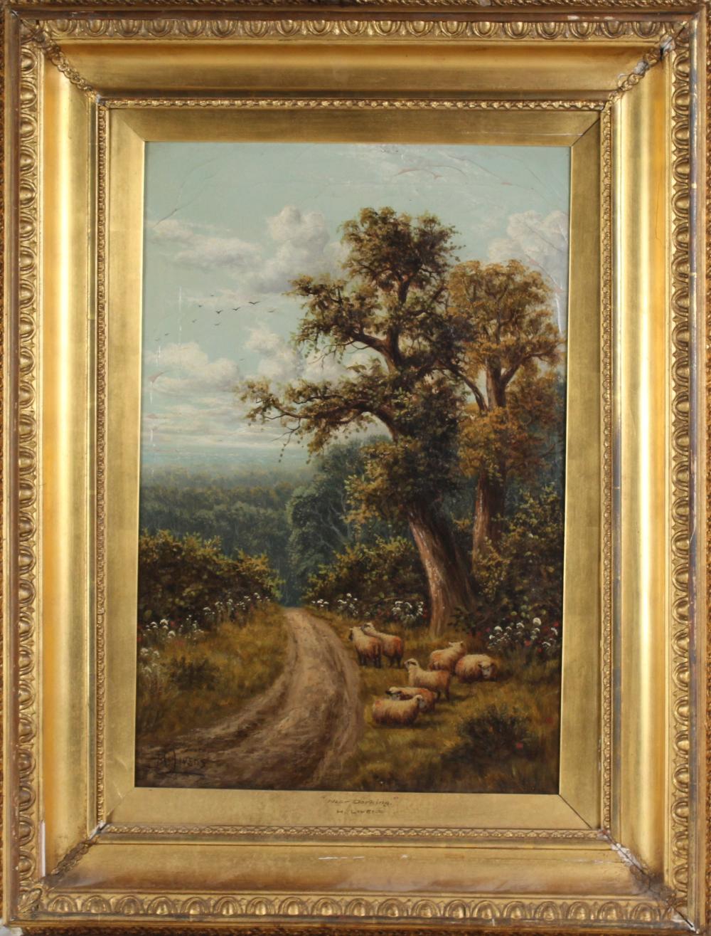 Henry Livens comparable auction result: henry livens 1848 1943 uk landscape oil painting