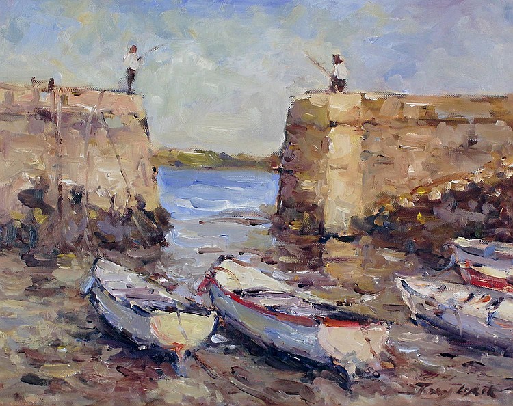 tony lynch moored up · Gormleys Art Auctions · 2018-09-11 Tony Lynch comparable auction result: tony lynch moored up