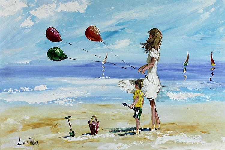 Lorna Millar comparable auction result: lorna millar at the beach