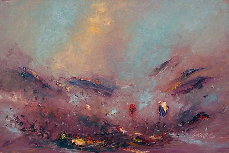 Carol Ann Waldron comparable auction result: carol ann waldron on the wild mountain side