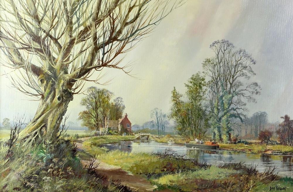 Don Vaughan comparable auction result: don vaughan british b 1916 river wey triggs lo