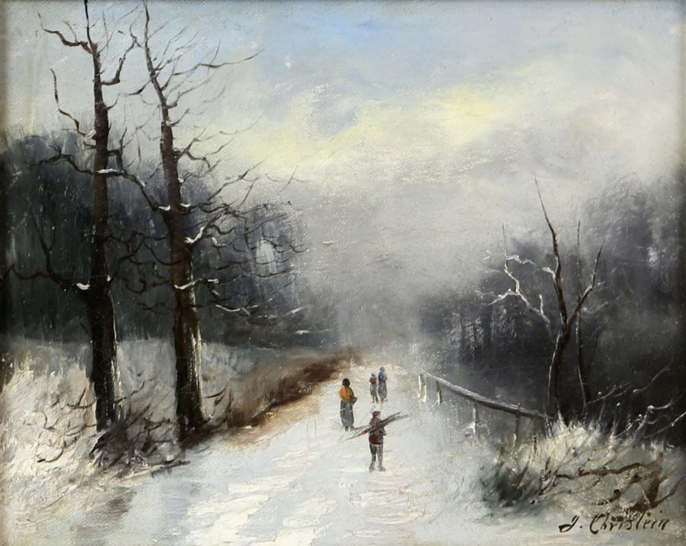 Niels H. Christiansen comparable auction result: niels hans christiansen danish 1850 1922 pair