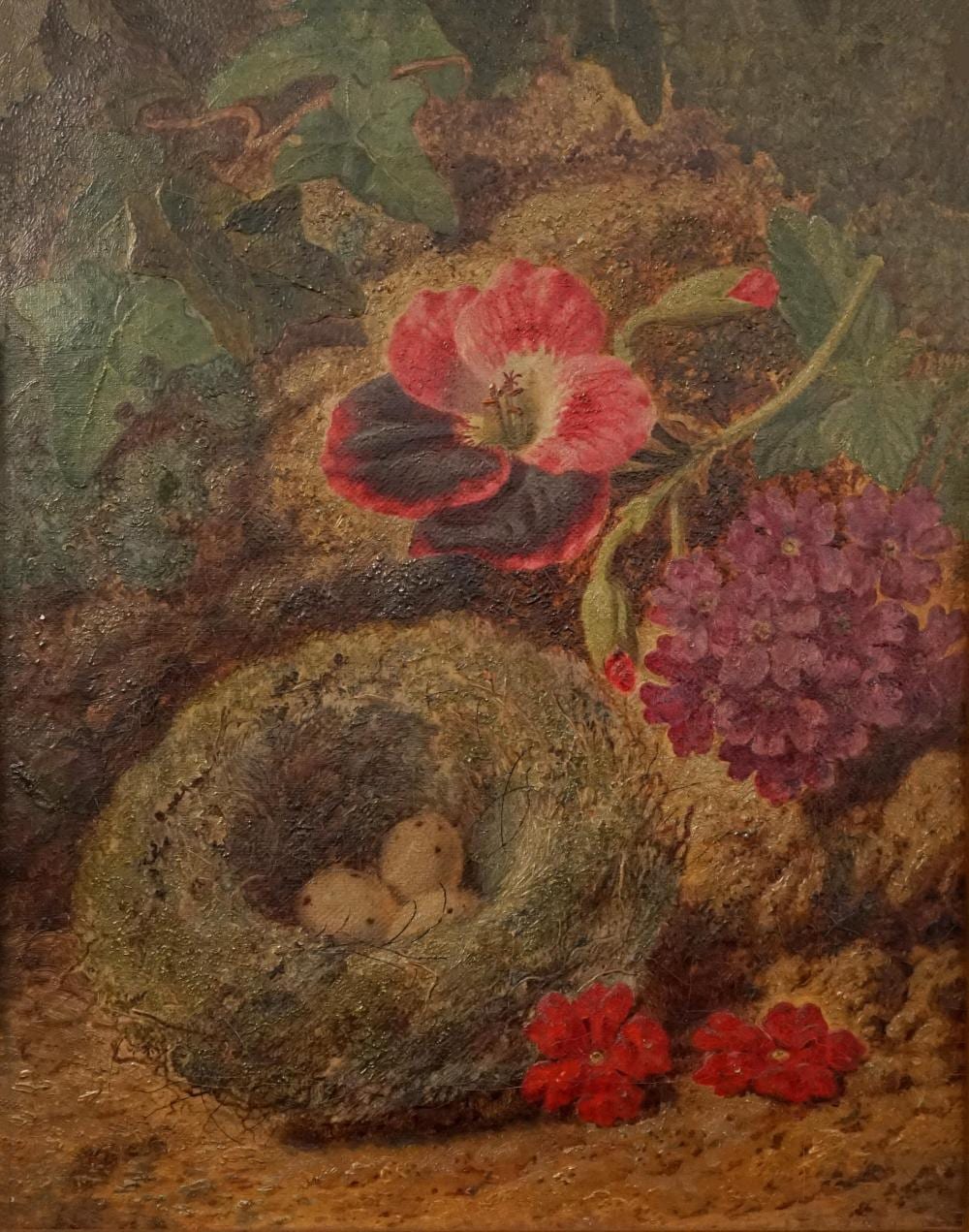 Thomas Worsey comparable auction result: thomas worsey 1829 1875 birds nest 24 x 19cm
