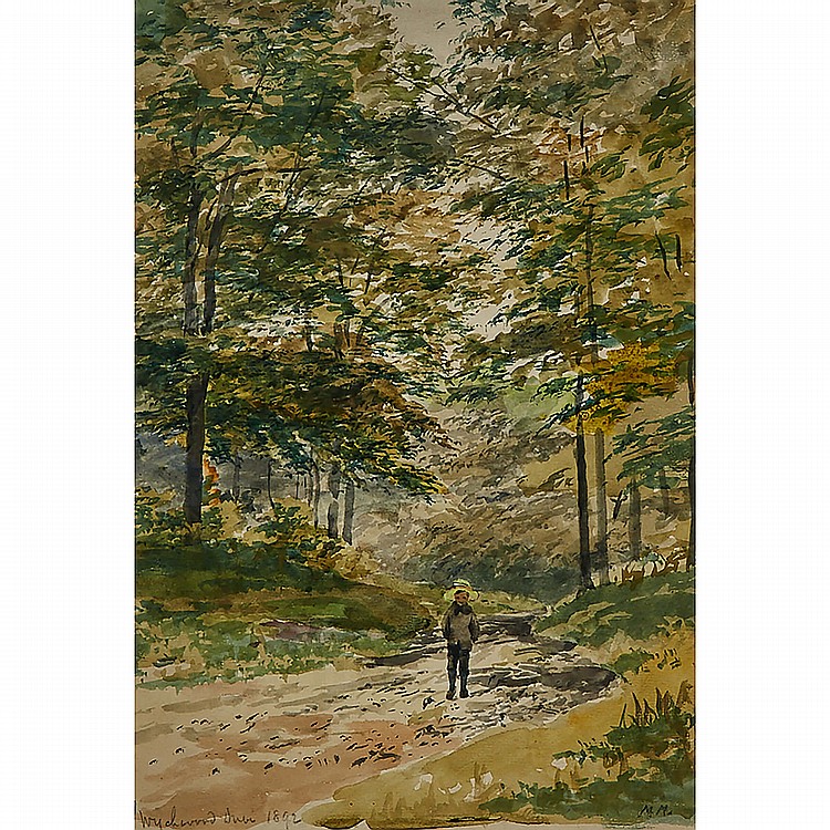 Marmaduke Matthews comparable auction result: marmaduke matthews o s a r c a wychwood drive 1892 watercolour sight 10 5 ins x 7 25 ins 26 7 cms x 18 4 cms