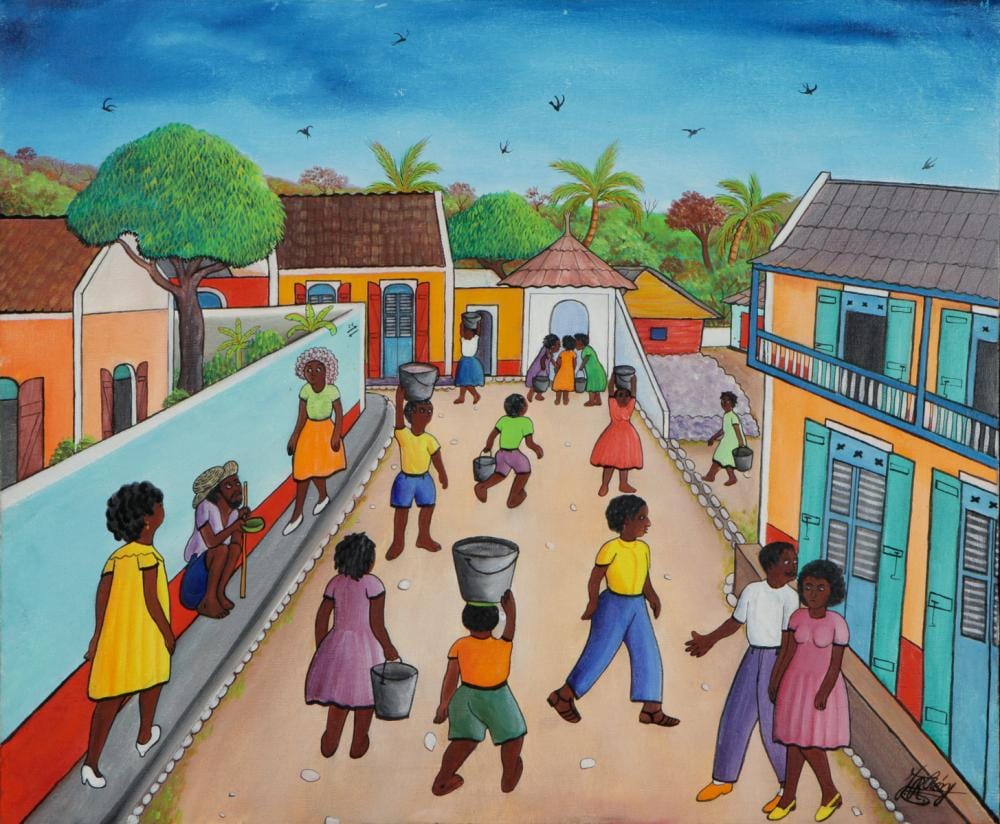Jean Rene Chery comparable auction result: jean rene chery b 1928 painting