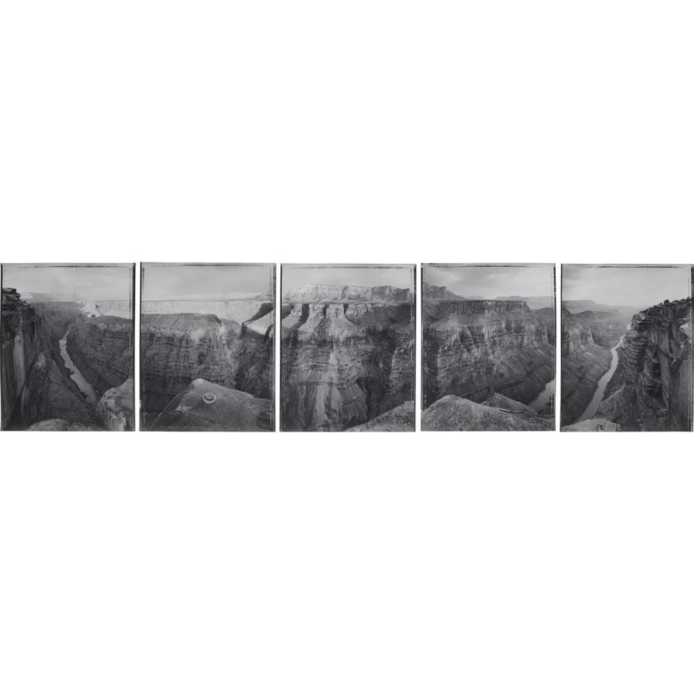 Mark Klett comparable auction result: mark klett around toroweap point just before and after sundown beginning and ending with views used by j k hillers over 100 years ago grand canyon 1986