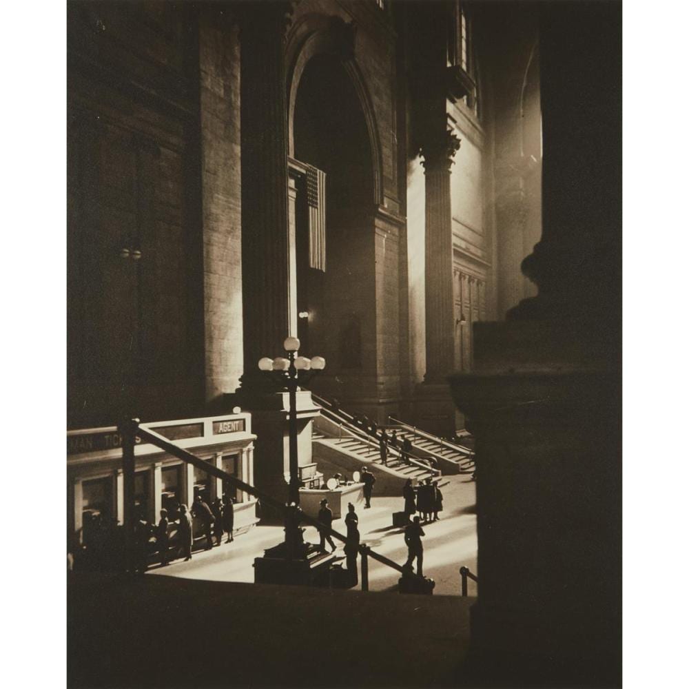 Drahomir Josef Ruzicka comparable auction result: drahomir josef ruzicka penn station new york 1941