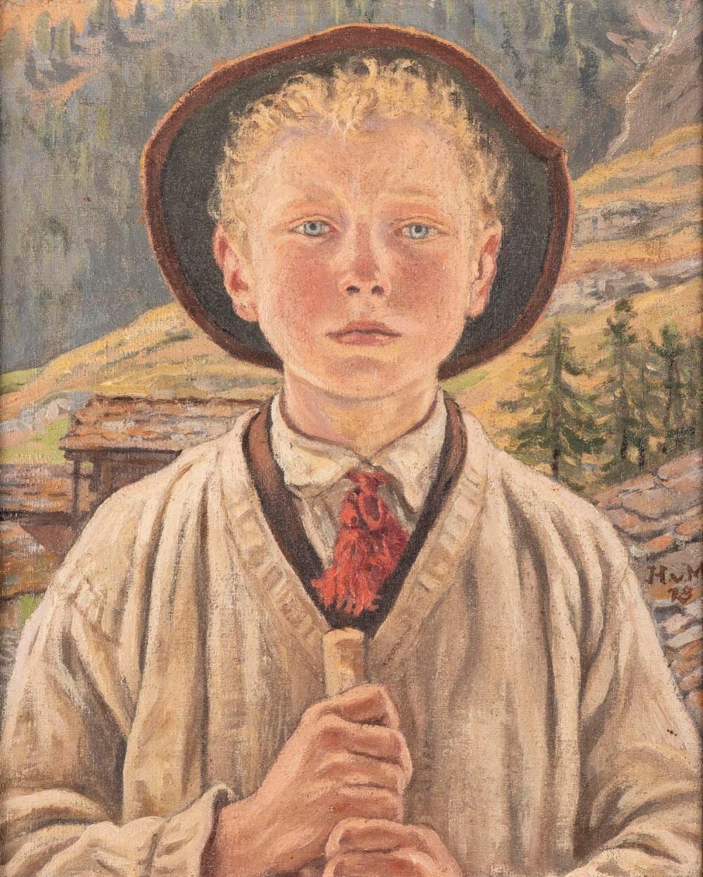 Henri van Muyden comparable auction result: henri van muyden 1860 1936 portrait d un jeune homme