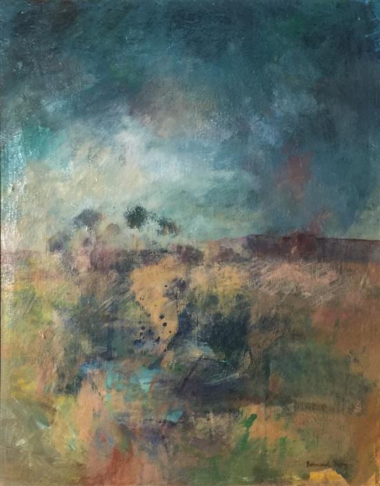 Desmond Digby comparable auction result: desmond digby b 1933 landscape oil on board