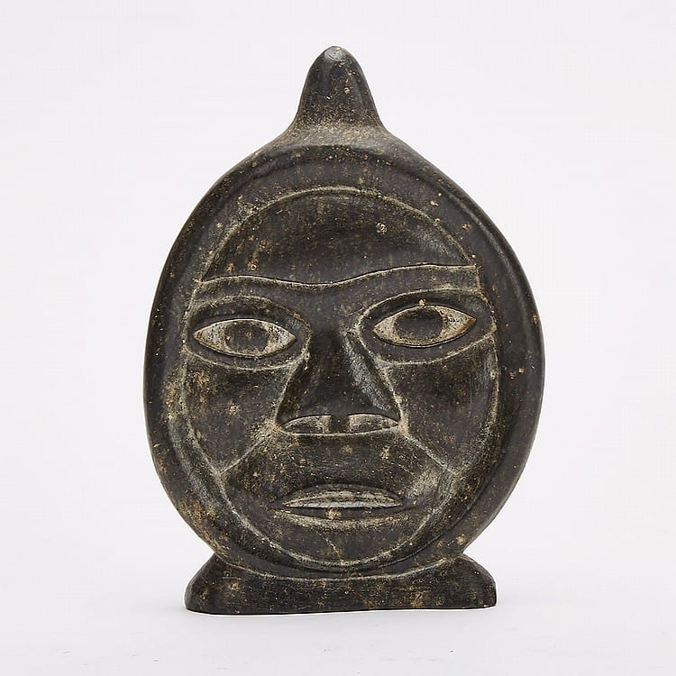 Abraham Pov comparable auction result: abraham pov 1927 1994 hooded face stone 6 75 x 5 x 1 in 17 1 x 12 7 x 2 5 cm