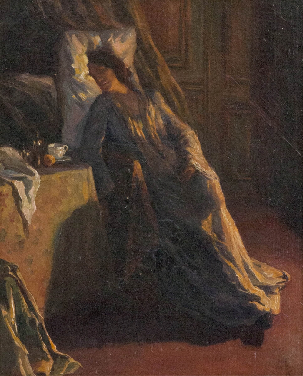 Dolf van Roy comparable auction result: dolf van roy 1858 1943 la femme endormie doek getekend dolf van roy 47 x 39