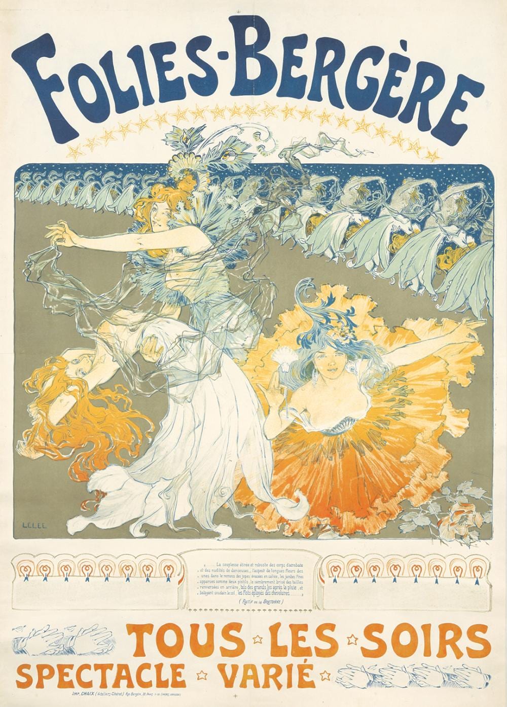Léo Lelée comparable auction result: folies berg re 1900