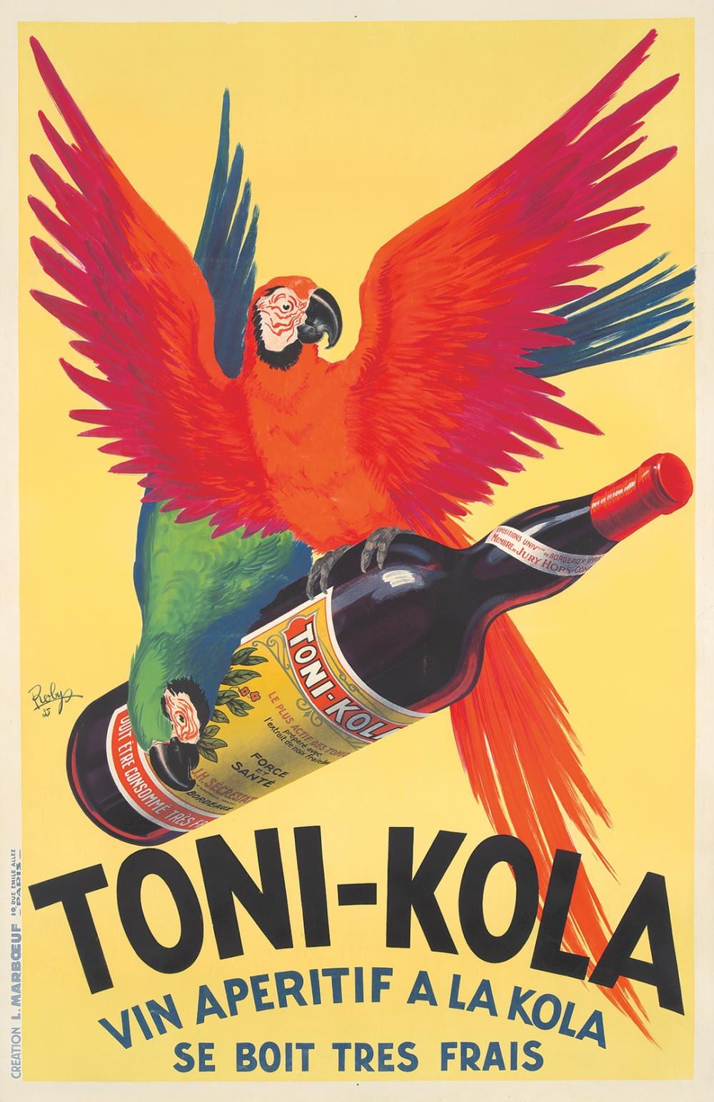 toni kola 1935 · Poster Auctions International Inc · 2018-10-28 Robert (1916) Wolff comparable auction result: toni kola 1935