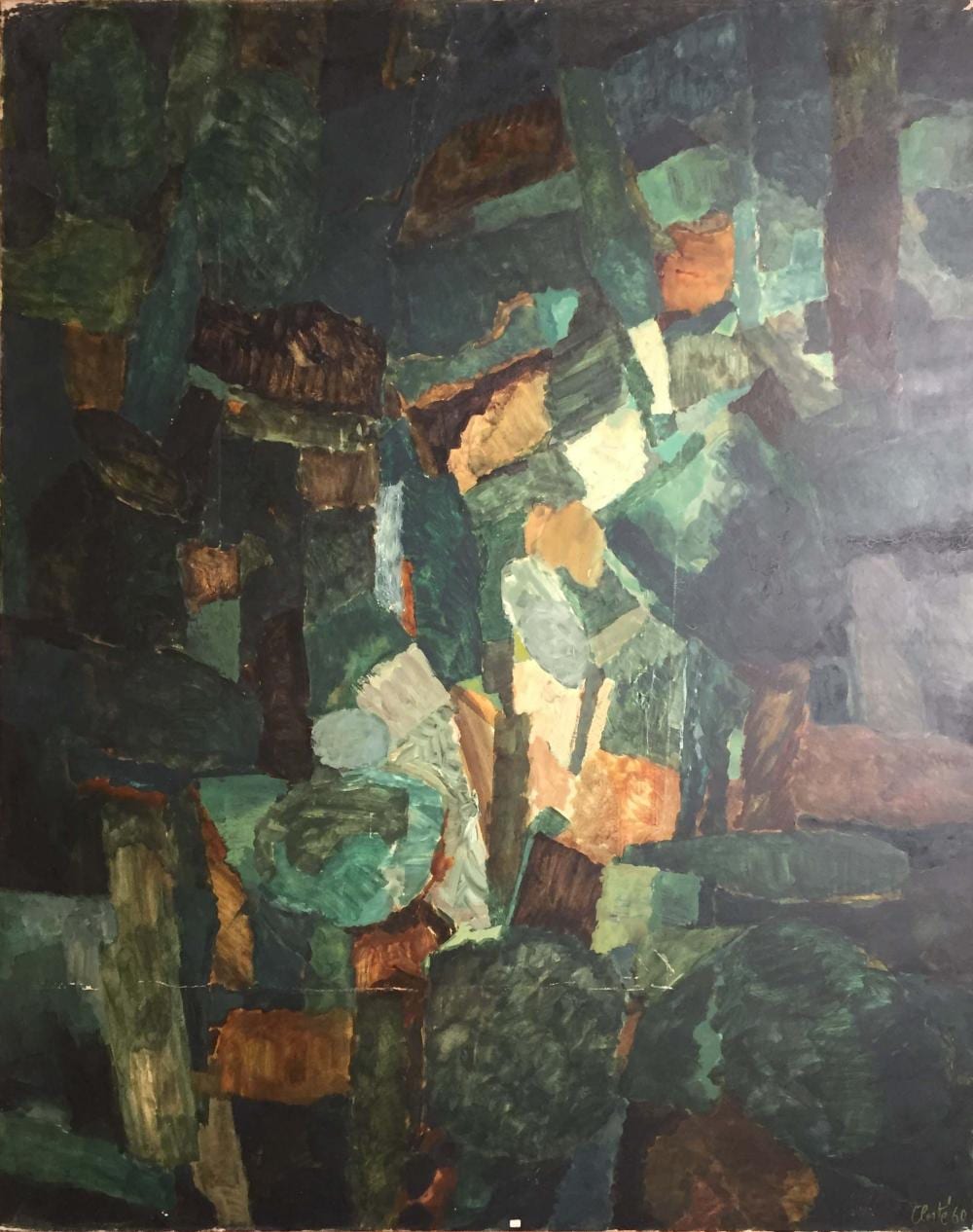 Jean Clerté comparable auction result: jean clert n en 1930 souvenir d ouest 1960 huile sur toile sign e et dat e en bas droite 129 x 161cm provenance ancienne collection rieux