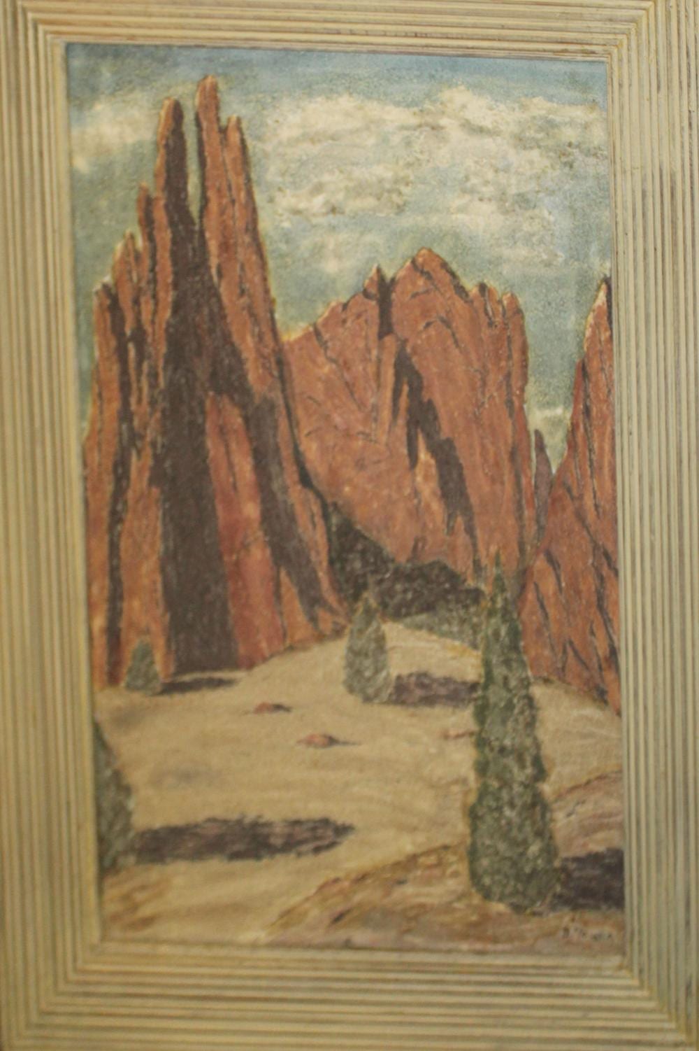 Dorothy Weir comparable auction result: dorothy young am 1903 1991 rock picture