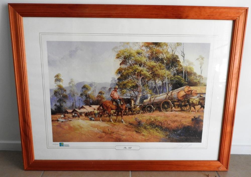 A Framed Darcy Doyle Print sold by Danielle Elizabeth Antique & Estate Auctioneers, lot 195 — auction record photograph