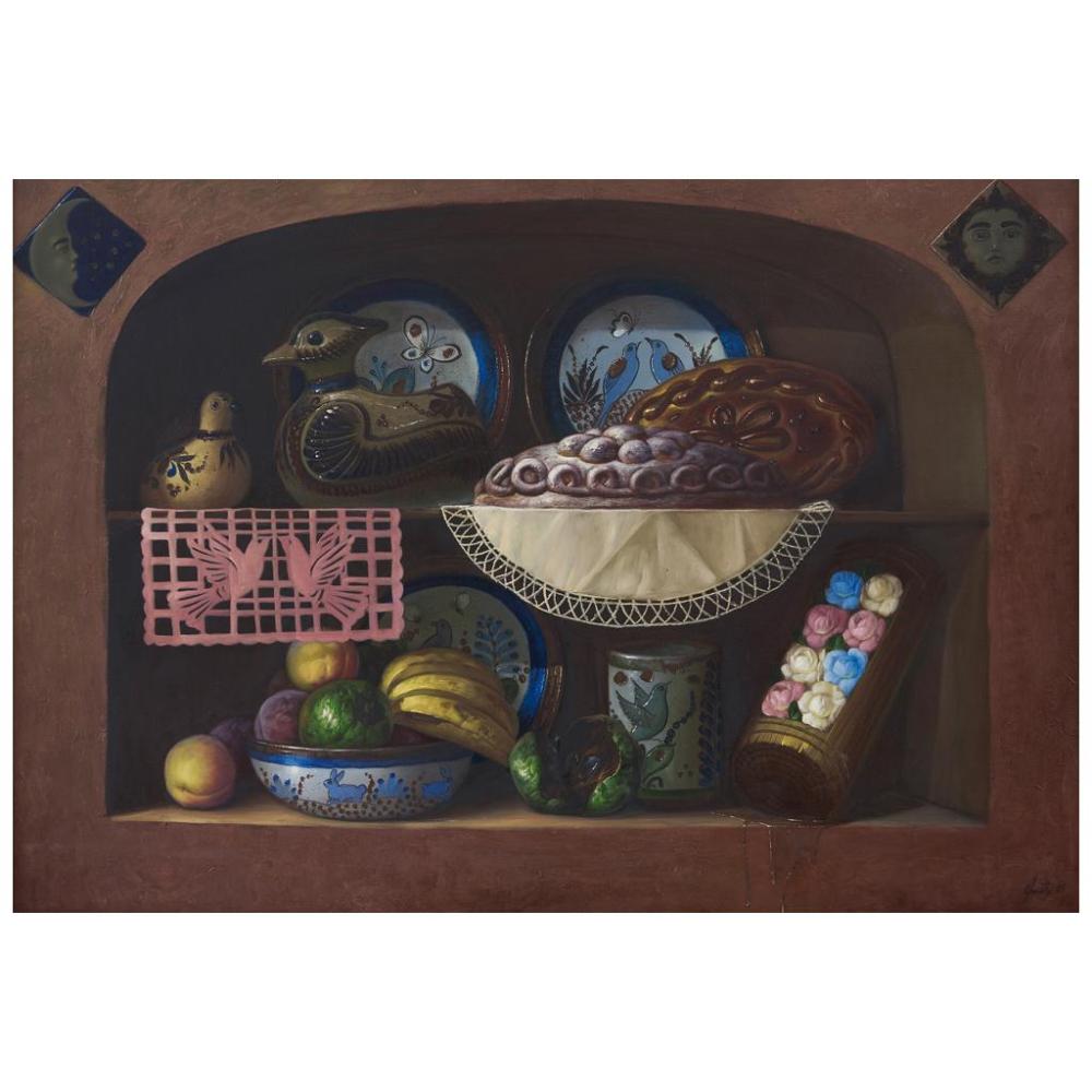 Armando Ahuatzi comparable auction result: armando ahuatzi untitled signed and dated 88 oil on canvas 70 x 100 cm
