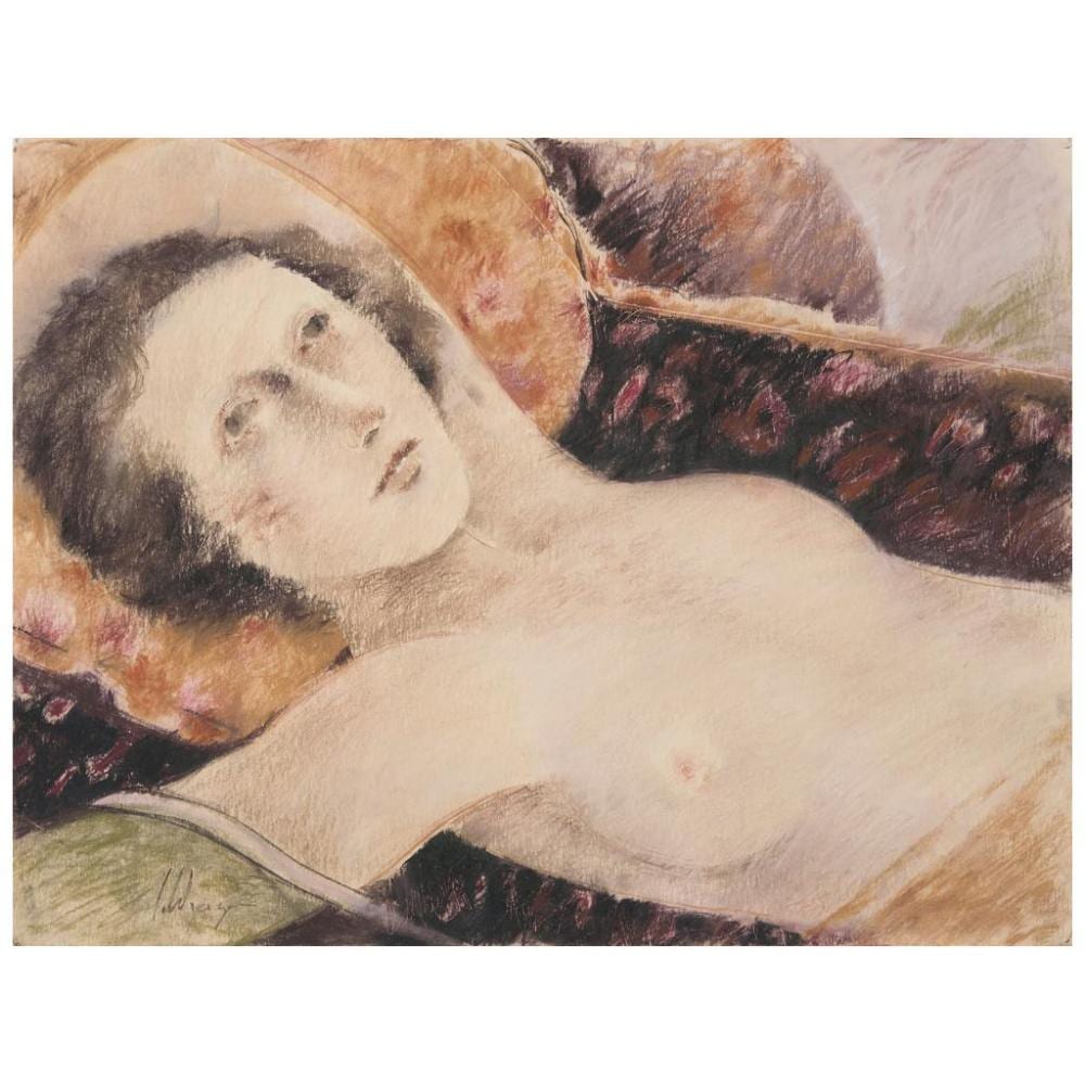jorge alzaga untitled signed pastel on paper 49 x 69 cm · Morton Subastas · 2018-10-11 Jorge Alzaga comparable auction result: jorge alzaga untitled signed pastel on paper 49 x 69 cm