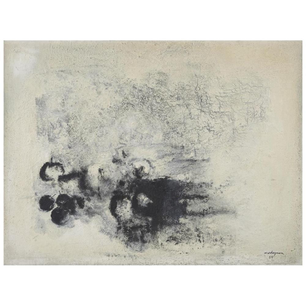 Luis Nishizawa comparable auction result: luis nishizawa naturaleza muerta signed and dated 69 mixed media on canvas 91 x 122 cm