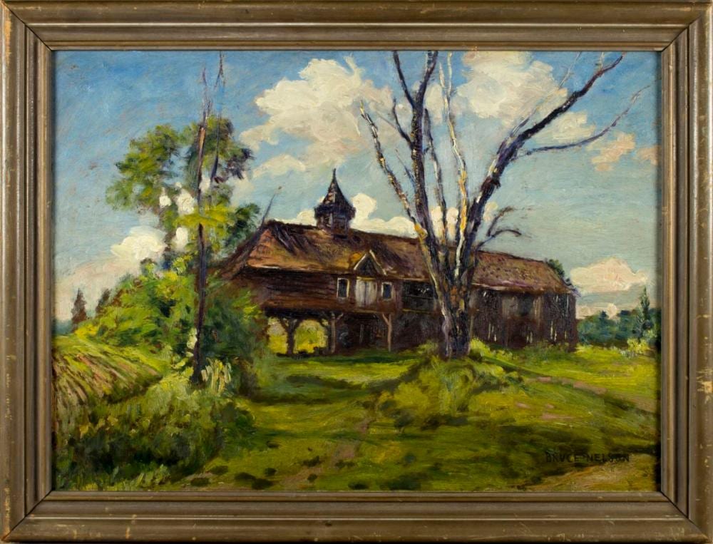 Bruce Nelson comparable auction result: bruce nelson american 1888 1971 oil on board