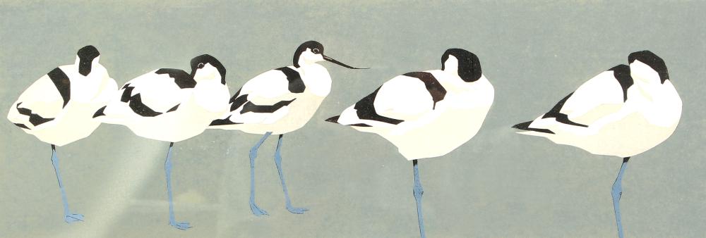 robert gillmor british born 1936 avocets signed limited edition 7 35 woodcut 17cm x 48cm · Chorley's · 2018-10-09 Robert Allen Fitzwilliam Gillmor comparable auction result: robert gillmor british born 1936 avocets signed limited edition 7 35 woodcut 17cm x 48cm