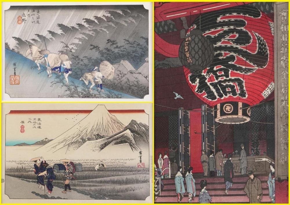 D'après Ando HIROSHIGE sold by Boisgirard-Antonini, lot 4069 — auction record photograph