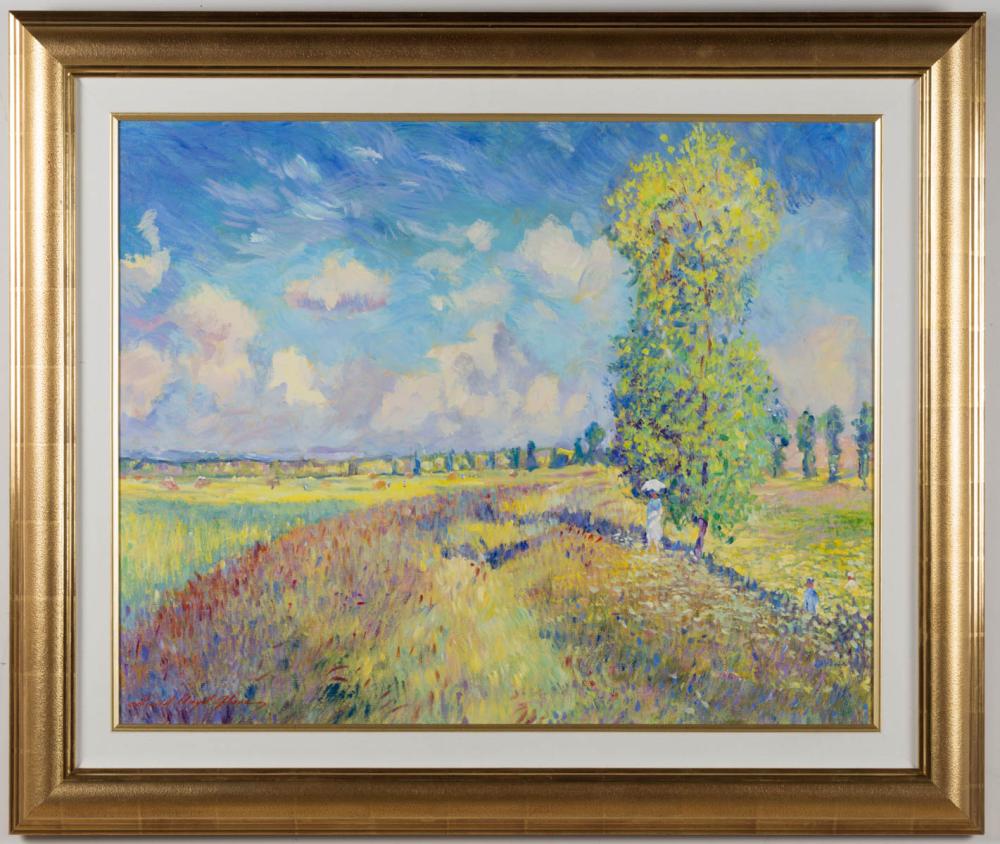 David Lloyd Glover comparable auction result: david lloyd glover canadian b 1949 impressionist landscape painting