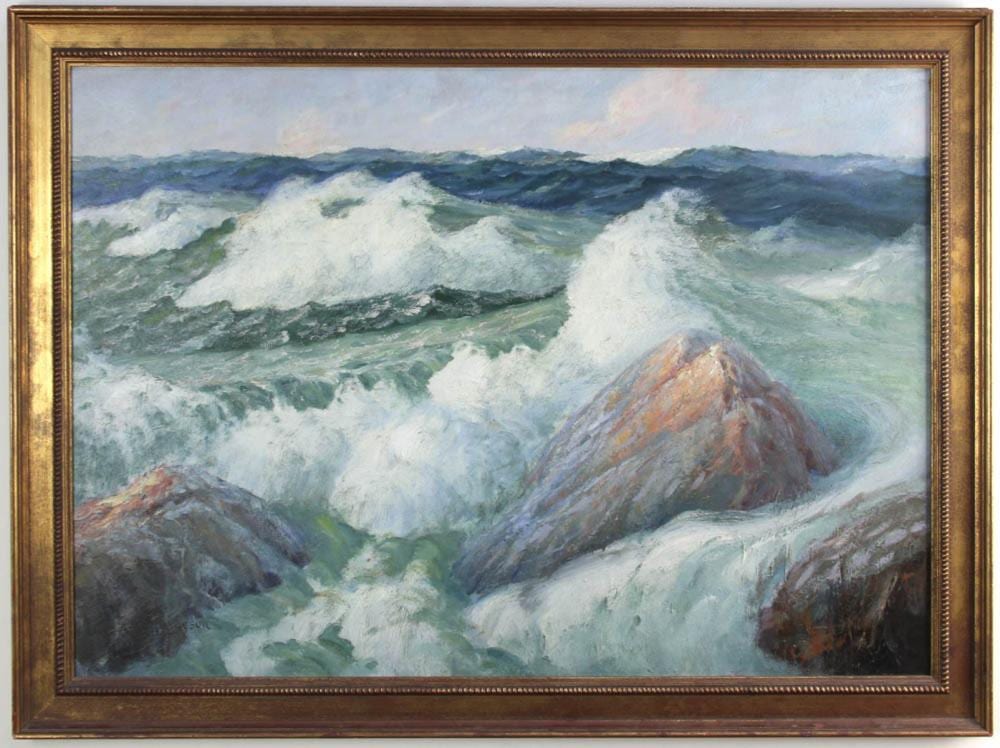 gilbert tucker margeson stormy sea · Kaminski Auctions · 2018-10-27 Gilbert Tucker Margeson comparable auction result: gilbert tucker margeson stormy sea
