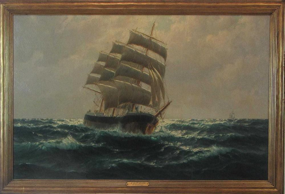 Francis Glusing comparable auction result: martin franz glusing germany 1885 1956 oil on c