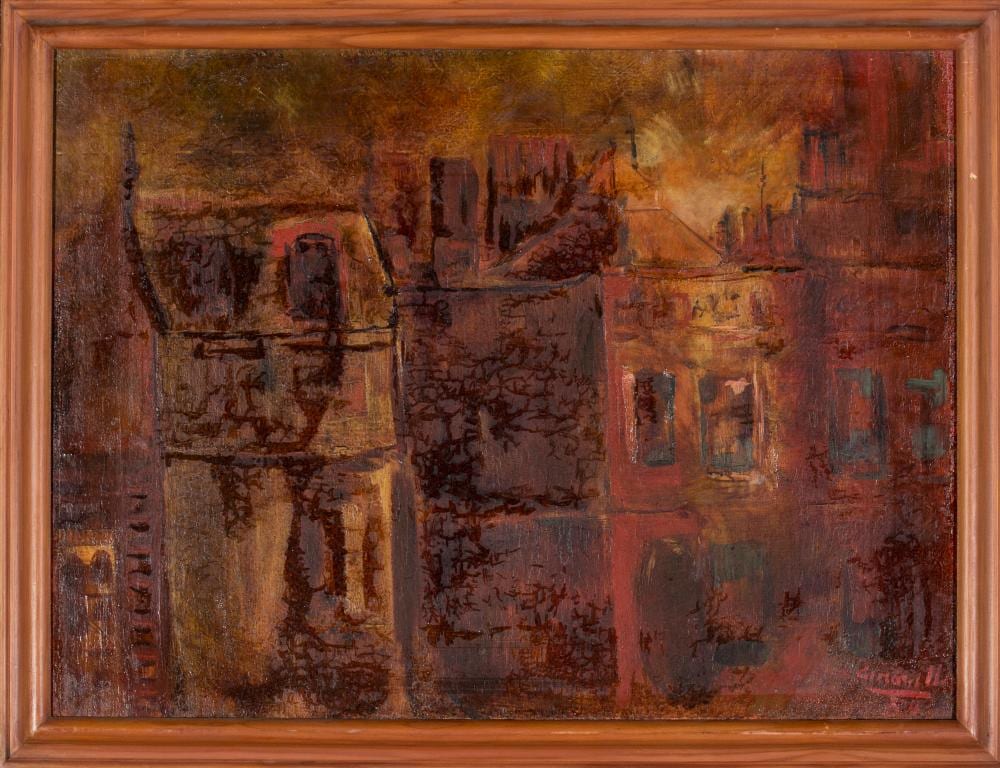 Alberto Gironella comparable auction result: alberto gironella untitled oil on wood