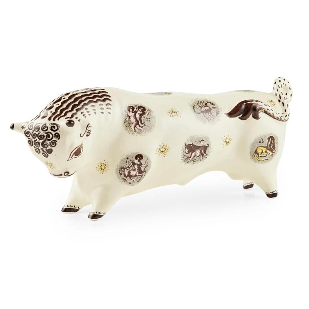 arnold machin 1911 1999 for wedgwood zodiac bull figure circa 1945 40cm long · Lyon & Turnbull · 2018-10-31 Arnold Machin comparable auction result: arnold machin 1911 1999 for wedgwood zodiac bull figure circa 1945 40cm long