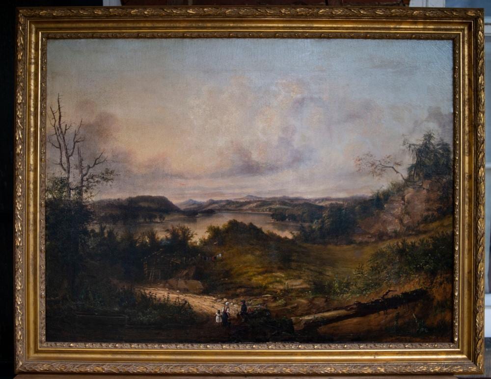 William Coventry Wall comparable auction result: william coventry wall american pennsylvania 1810 1886 oil on canvas painting