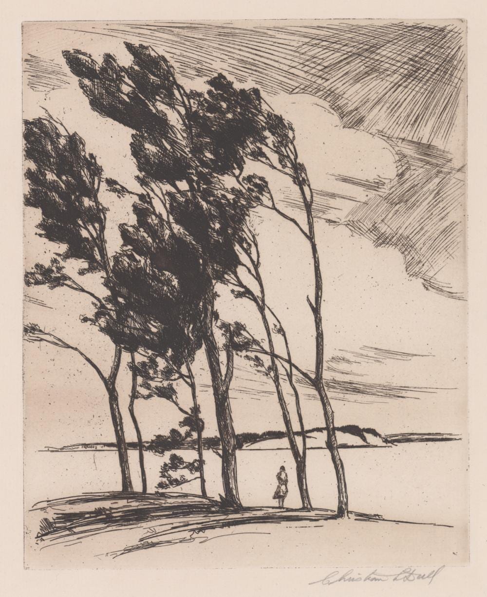 Christian Lawton Dull comparable auction result: christian lawton dull etching