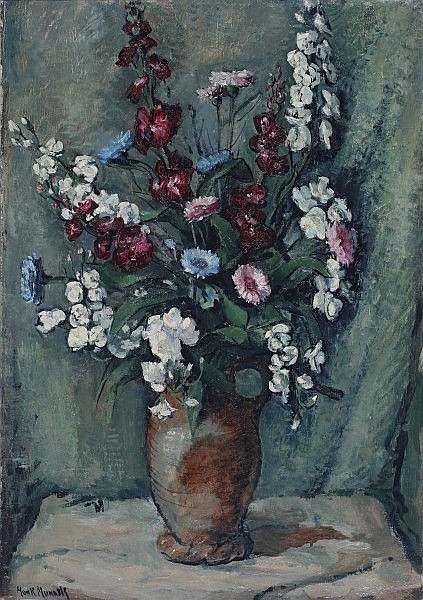 Andries Hendrik Munnik comparable auction result: henk munnik 1912 1997 still life with flowers in a ceramic vase signed lower left doek