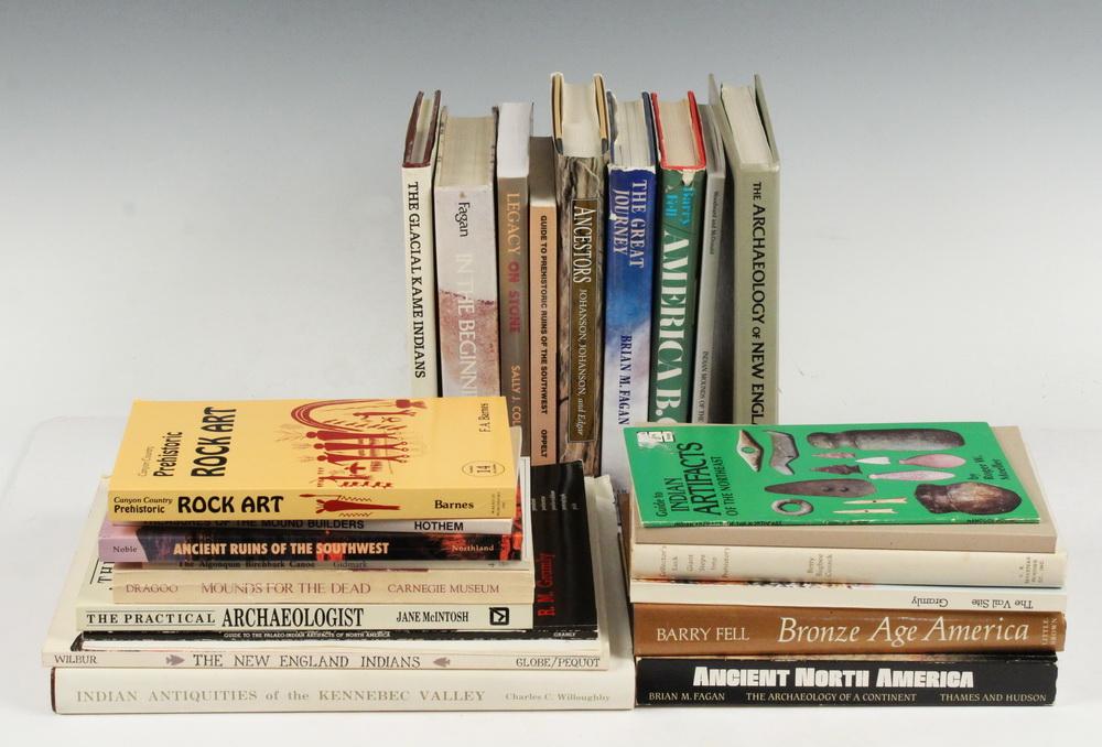 (24) BOOKS ON NATIVE AMERICAN ARTIFACTS sold by Thomaston Place Auction Galleries, lot 1077 — auction record photograph