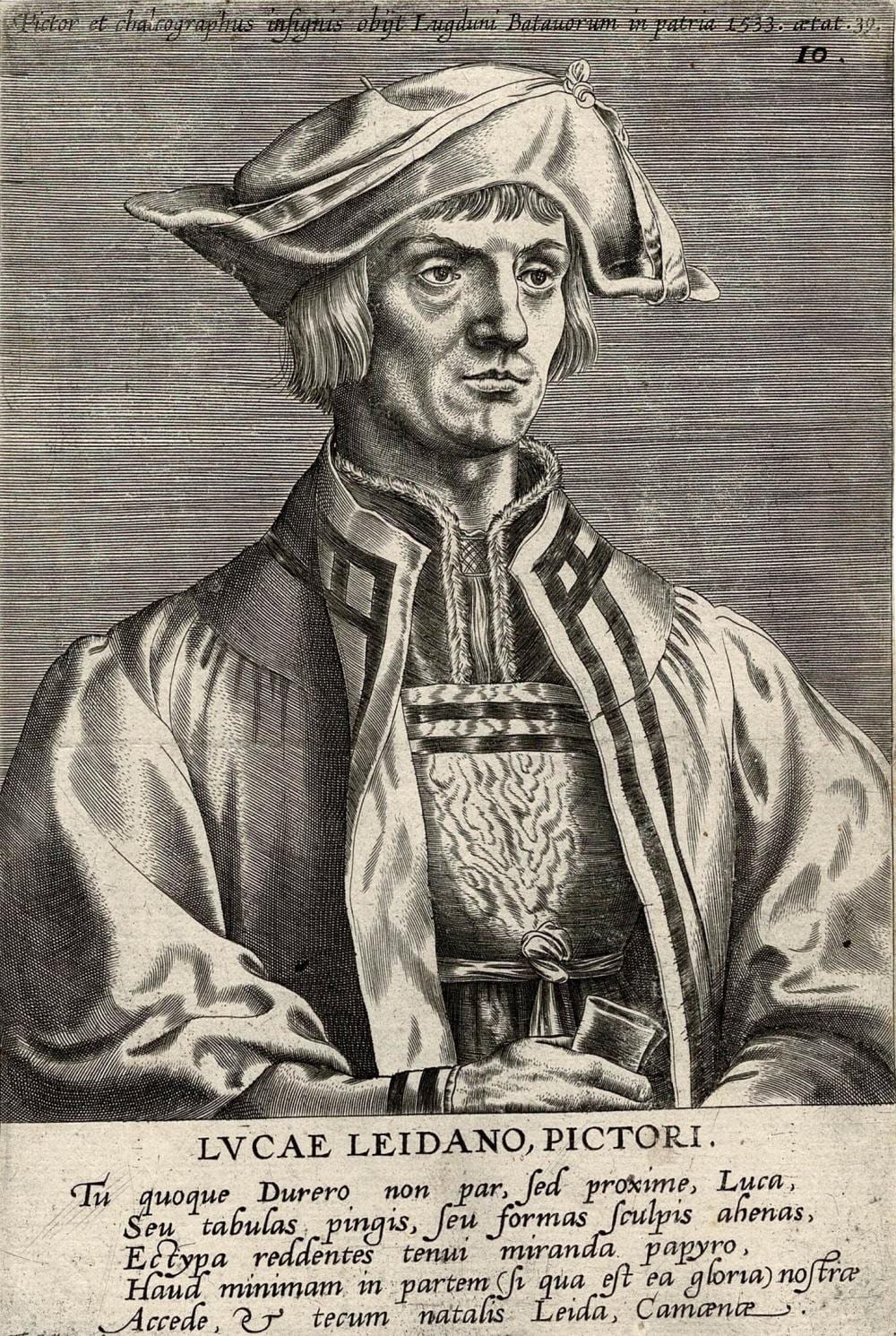 Johan (1549) Wierix comparable auction result: jan wierix 1549 1620 portrait of lucas van leyden