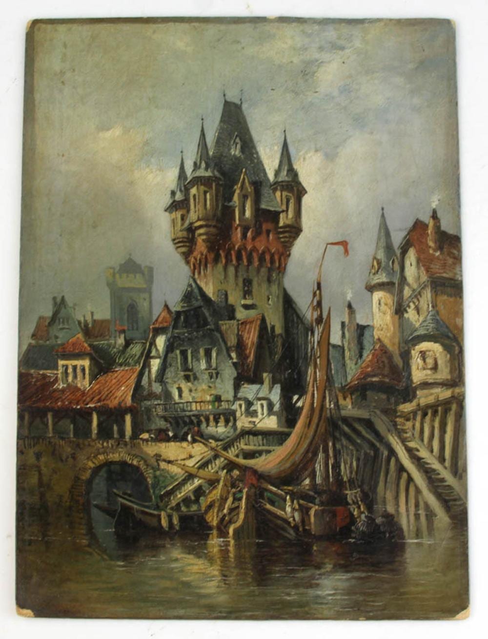 Henry Valter comparable auction result: henry valter signed oil on board