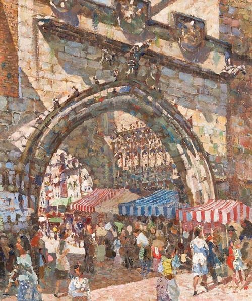 James Le Jeune comparable auction result: james le jeune 1910 1983 nantes porte st louis