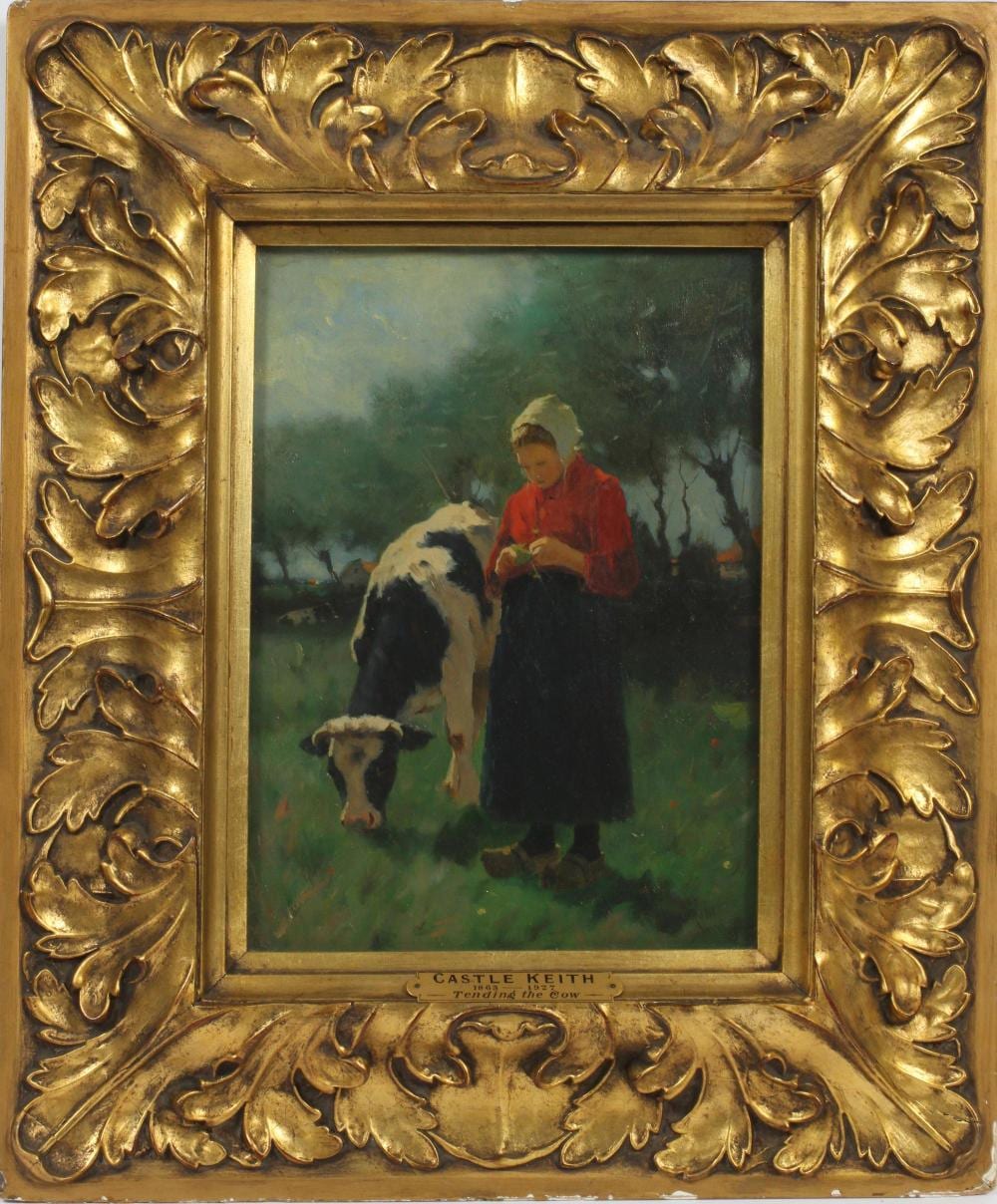 William Castle Keith comparable auction result: william castle keith oil on canvas