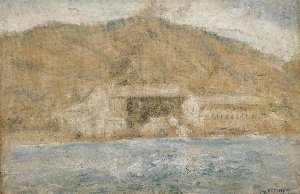 Armando Reverón comparable auction result: armando rever n puerto cerca de la guaira