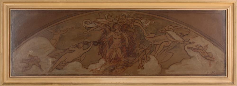 Karl Lotz comparable auction result: k roly lotz allegorical panno plan