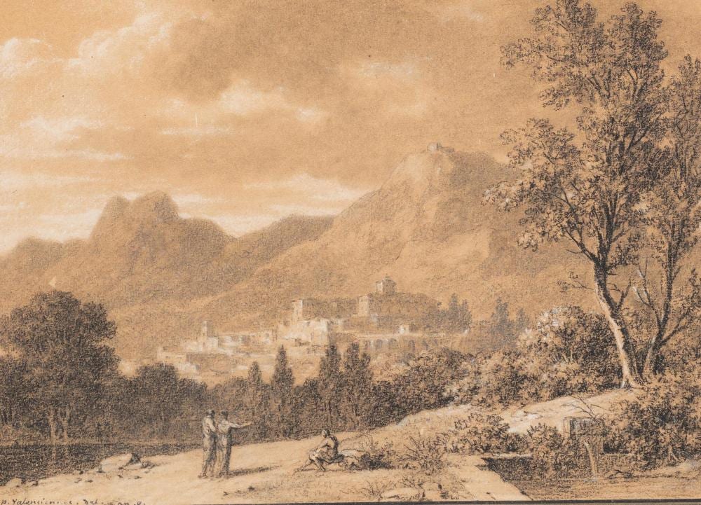 Pierre-Henri de Valenciennes comparable auction result: pierre henri de valenciennes toulouse 1750 paris 1818