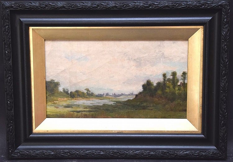 Jules Cyrille Cavé comparable auction result: jules cyrille cav french 1859 died circa 1940 landscape estate stamp 6 1 4 x 11 inches