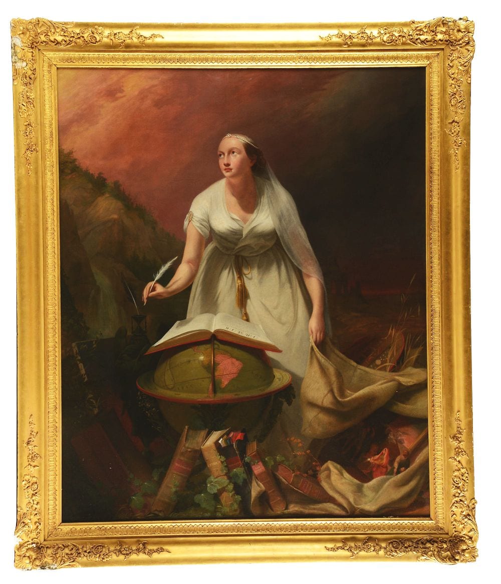William Allen Wall comparable auction result: william allen wall american 1801 1885 the nativity of truth