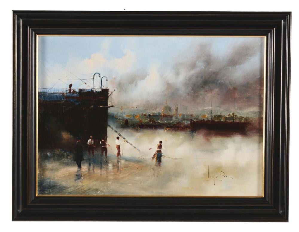 Luigi Rocca comparable auction result: luigi rocca italian b 1952 laguna venice venezia